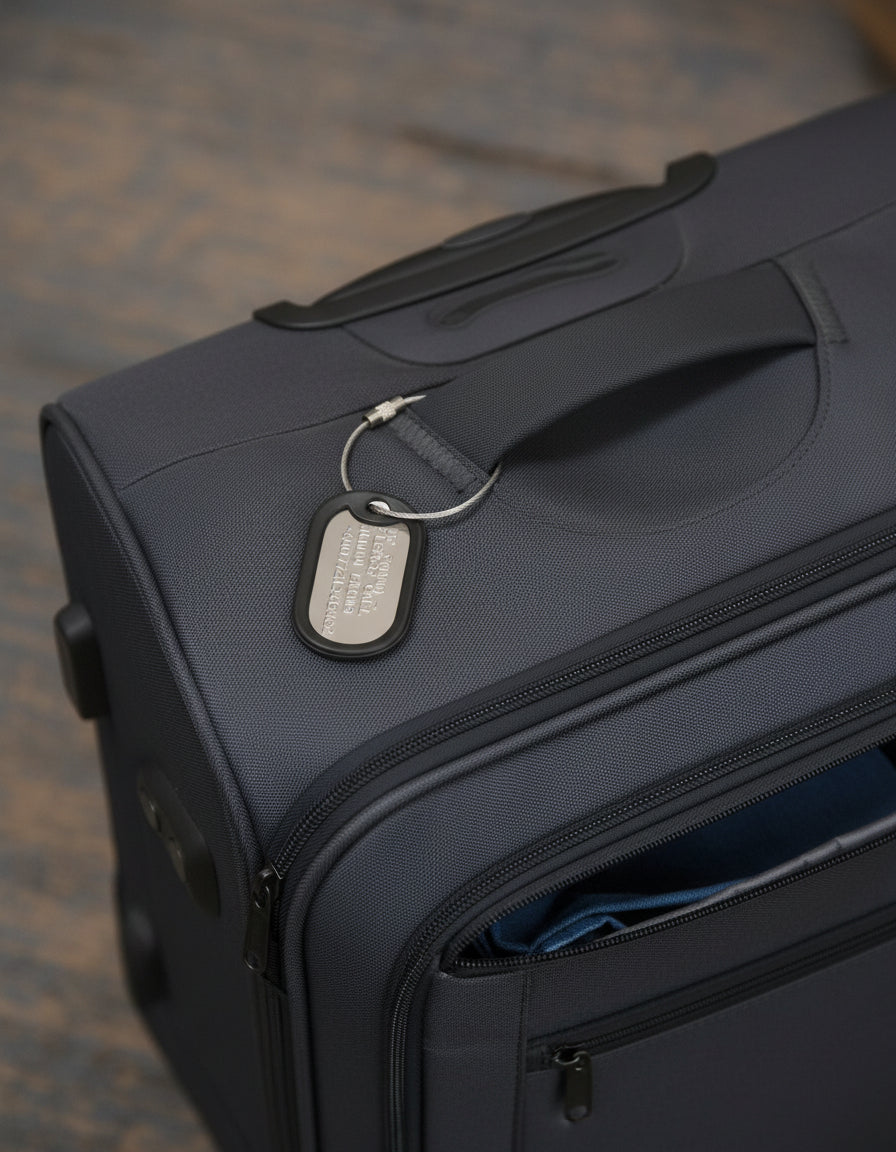 Luggage Tag (Steel) Set of 2