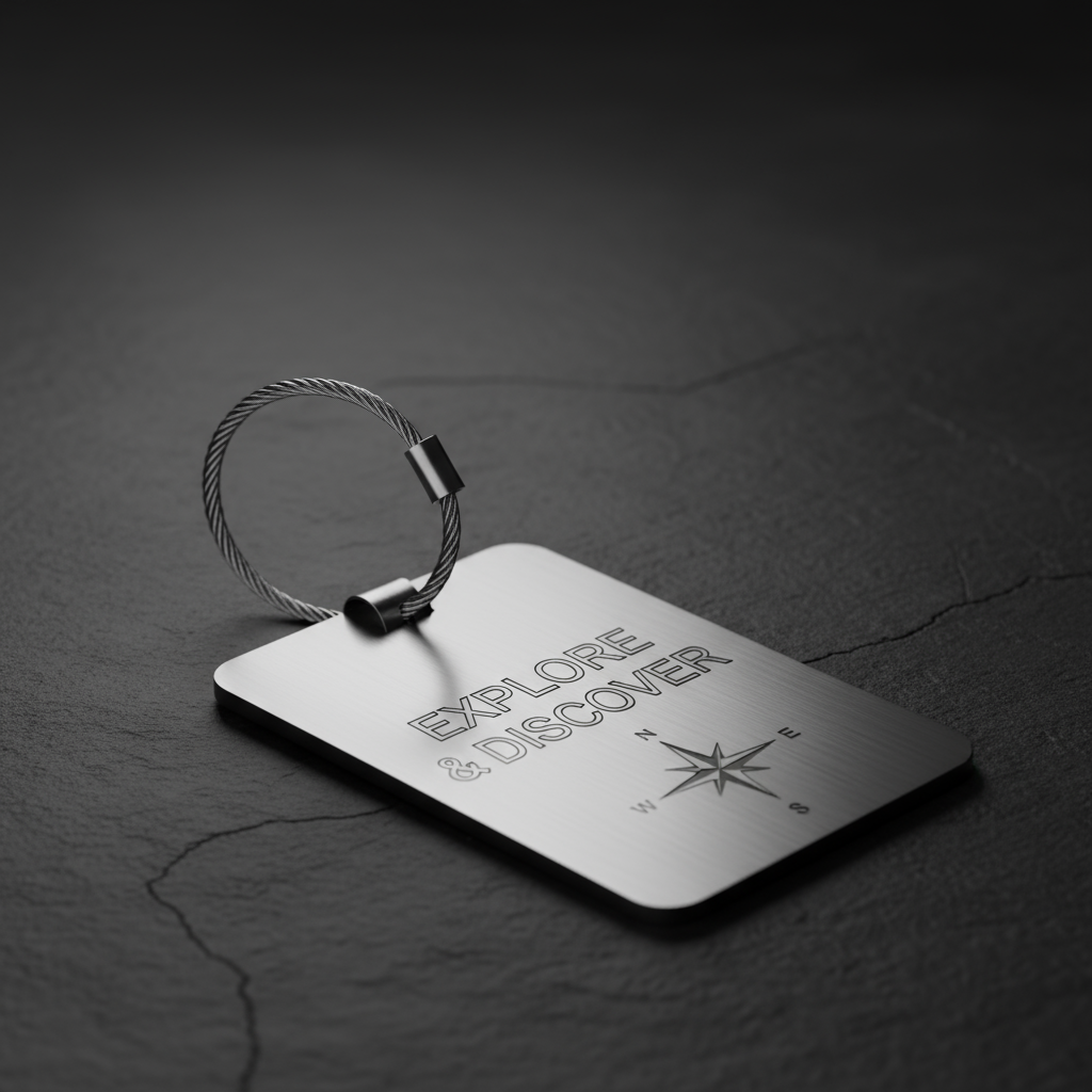 TravelMark – Luggage Tag (Steel)
