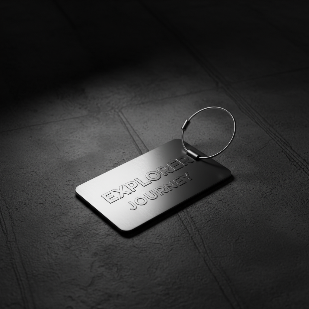 TravelMark – Luggage Tag (Steel)